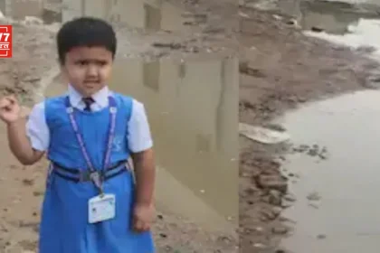 बाराबंकी की बच्ची का DM से सड़क बनवाने की अपील करता वायरल वीडियो