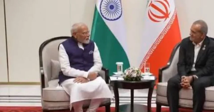 PM Modi Pezeshkian Meeting