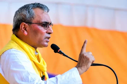 राजभर अखिलेश हमला- ओपी राजभर की तस्वीर