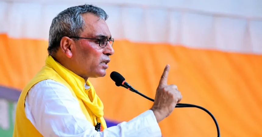 राजभर अखिलेश हमला- ओपी राजभर की तस्वीर