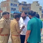 अली अहमद काफिला कौशांबी में पुलिस जांच के दौरान