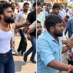 अलीगढ़ करणी सेना मारपीट मामला वायरल वीडियो