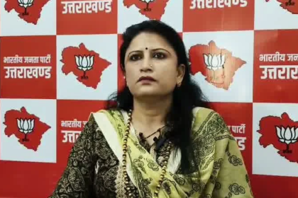 भाजपा डिजिटल प्रवक्ता की नियुक्ति पर बयान देतीं प्रदेश प्रवक्ता हनी पाठक