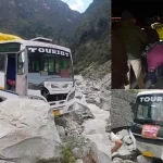 Chamoli bus accident brake fail near Badrinath route