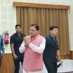 CM Dhami press conference Congress attack Dehradun