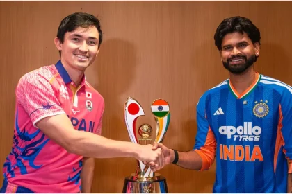 IND vs JPN T20 — श्रेयस अय्यर टॉस जीतने के बाद