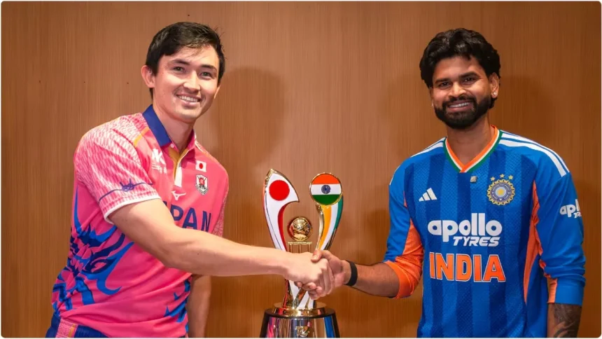 IND vs JPN T20 — श्रेयस अय्यर टॉस जीतने के बाद