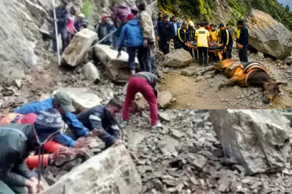 केदारनाथ मार्ग बोल्डर हादसे के बाद रोकी गई यात्रा