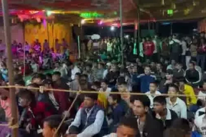 चंपावत के रौंशाल में कुमाऊं एकता महोत्सव का सांस्कृतिक कार्यक्रम