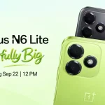 OnePlus N6 Lite 7000mAh battery smartphone