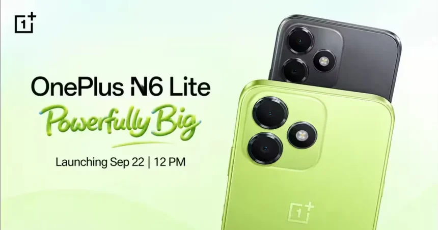 OnePlus N6 Lite 7000mAh battery smartphone