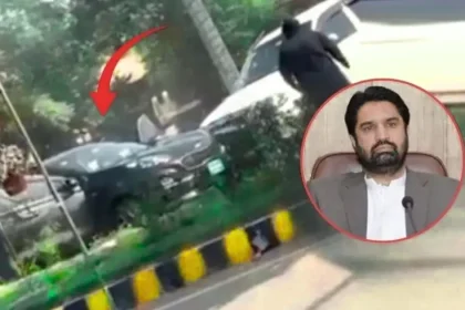 Pakistani Minister Abduction — फजल शकूर खान की गाड़ी घेरते नकाबपोश