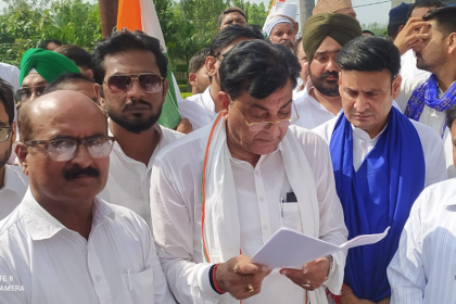 रामपुर के बिलासपुर में SIR और मतदाता सूची को लेकर कांग्रेस का प्रदर्शन