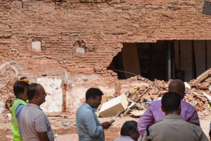 Satya Niketan Building Collapse