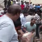 सत्य निकेतन बिल्डिंग हादसा रेस्क्यू ऑपरेशन फोटो