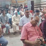 जय प्रकाश अग्रवाल मंगलौर में वैश्य धर्मशाला में स्वागत के दौरान