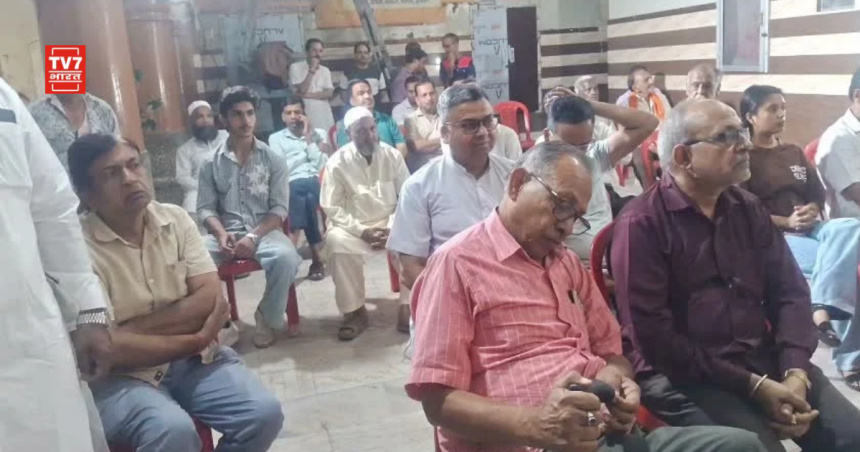 जय प्रकाश अग्रवाल मंगलौर में वैश्य धर्मशाला में स्वागत के दौरान